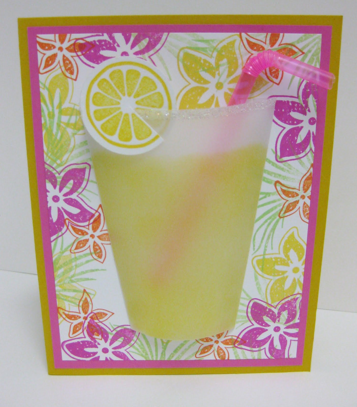 Lemonade Card Confessions of a Stamping Addict