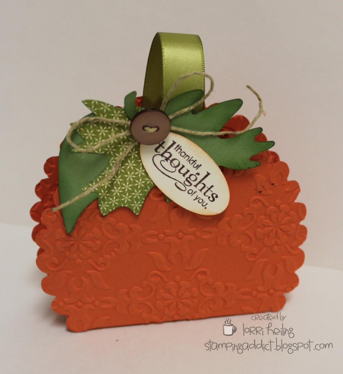 Thanksgiving Treat Box :: Confessions of a Stamping Addict